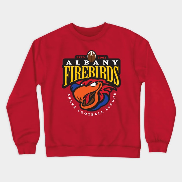 Albany Firebirds Crewneck Sweatshirt by MindsparkCreative